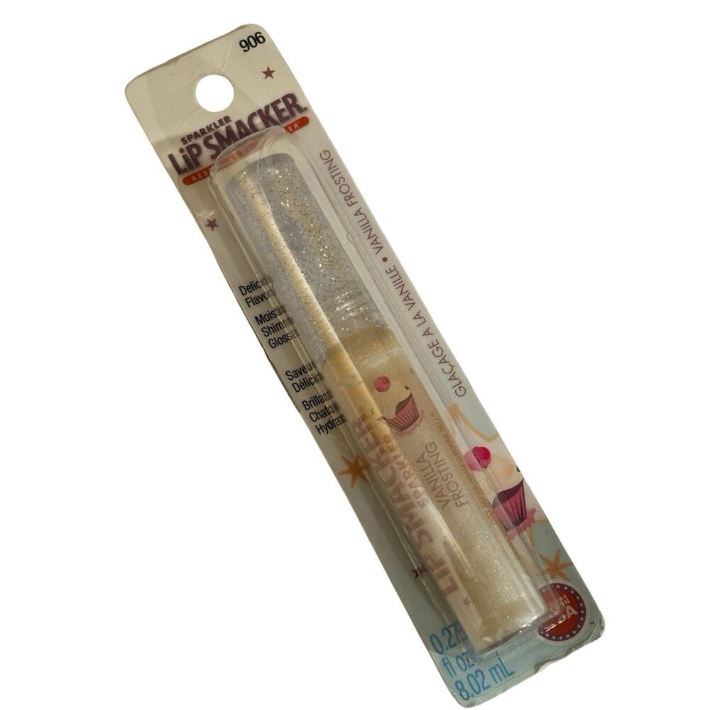 Lip Smacker Sparkler Vanilla Frosting Shimmer Lip Gloss #906 Bonne Bell New